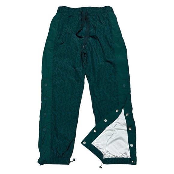 PUMA HOOPS Basketball Lined TEARAWAY Snap-Up Splash Track Activewear Pants Small - Picture 8 of 9